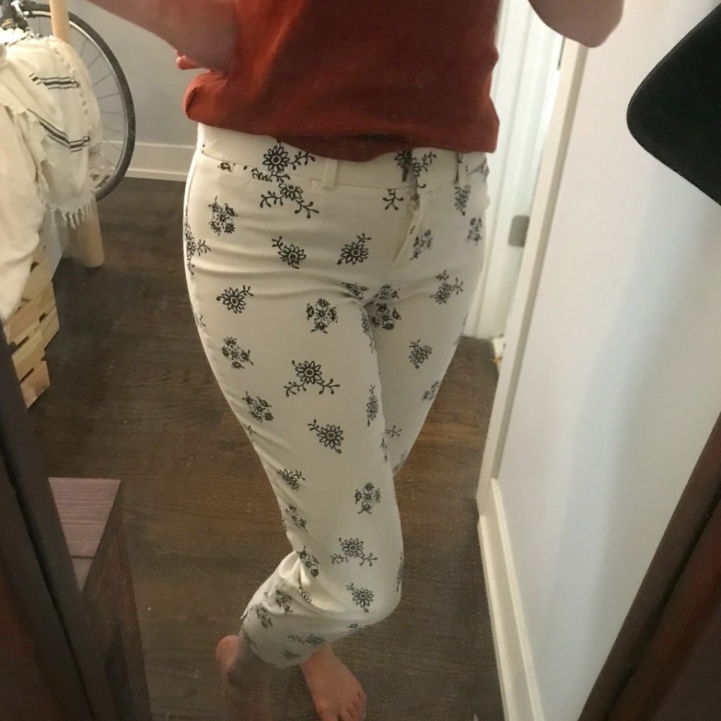 Patterned Loft Pants